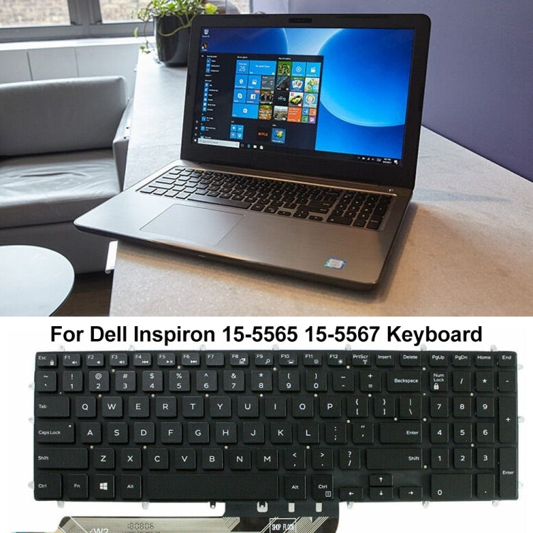 Clavier d'ordinateur portable, For Dell Inspiron 15-7566 / 17-7000 Series