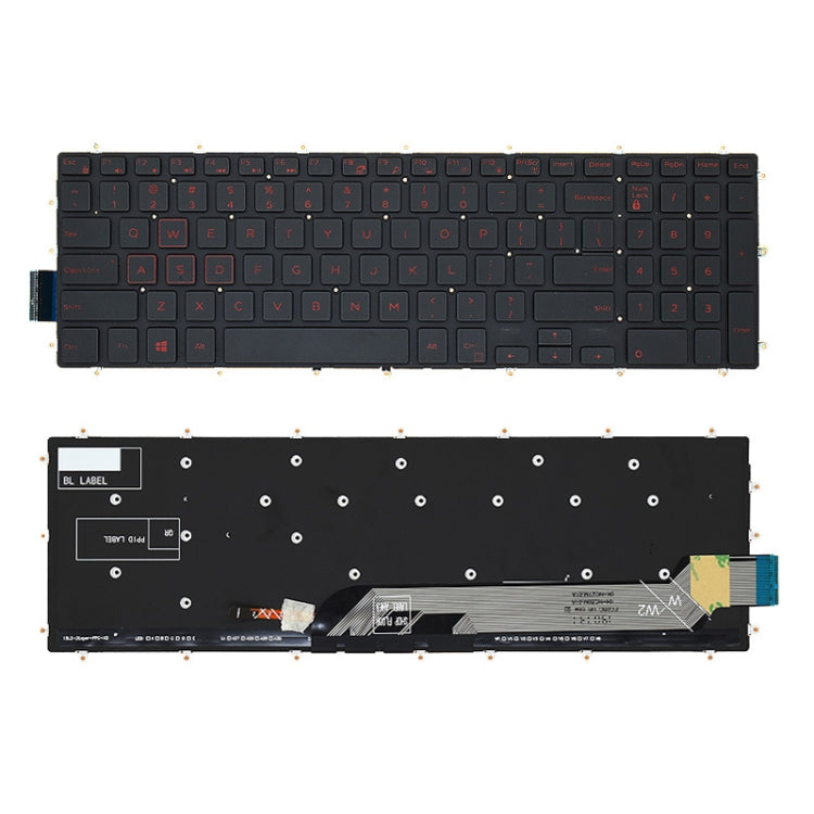 Clavier d'ordinateur portable rétroéclairé, For Dell G3 3579 3779 / G5 5587 / G7 7588