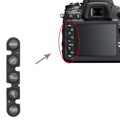Capuchon du bouton de menu, For Nikon D7200, For Nikon D610, For Nikon D7100, For Nikon D600, For Nikon D7000, For Nikon D90, For Nikon D700, For Nikon D300