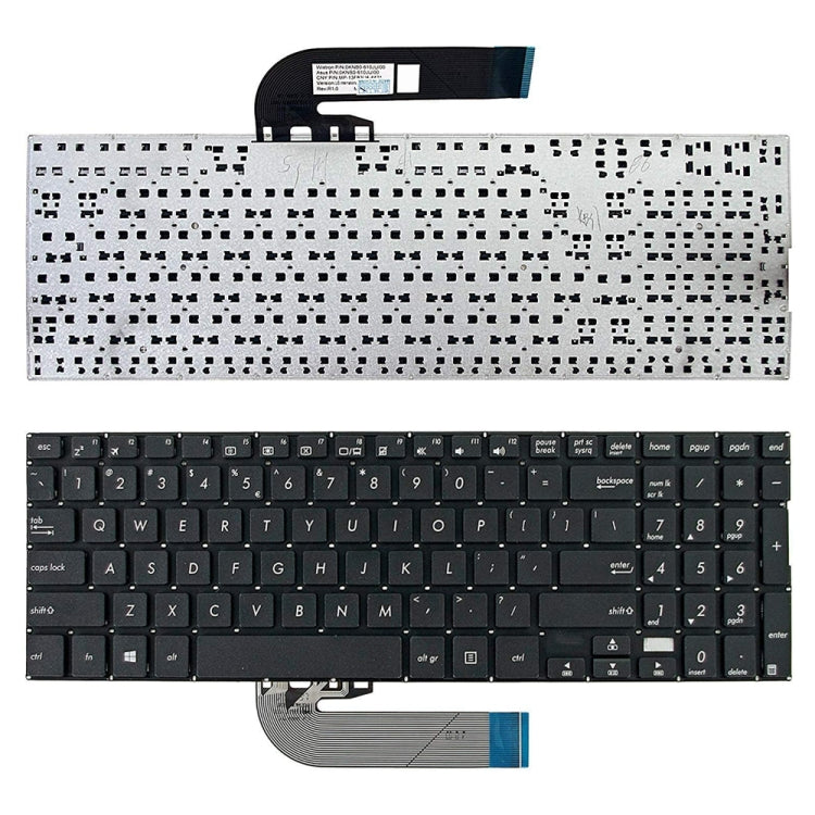 Clavier d'ordinateur portable rétroéclairé version américaine, For ASUS TP500 TP500L TP500LA/LB TP500LN, For ASUS X553, For ASUS X540