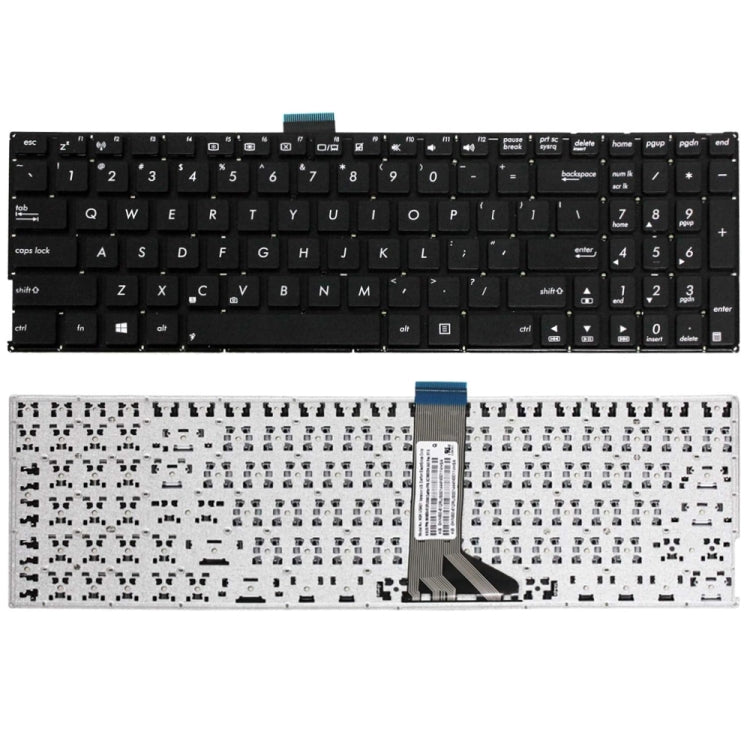 Clavier d'ordinateur portable rétroéclairé version américaine, For ASUS TP500 TP500L TP500LA/LB TP500LN, For ASUS X553, For ASUS X540