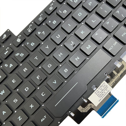 Clavier d'ordinateur portable rétroéclairé version américaine, For ASUS ROG G14 Zephyrus GA401 GA401I