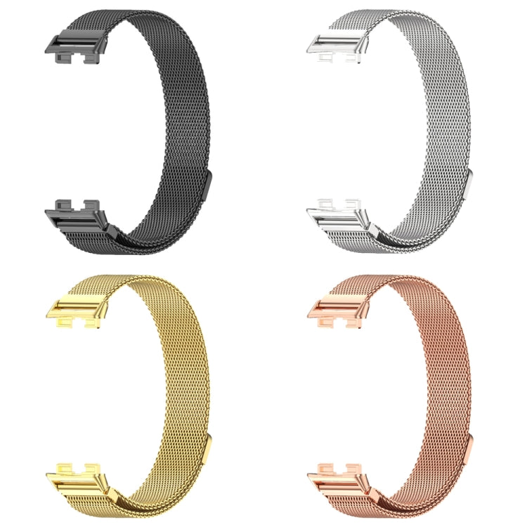 Mijobs Milan Bracelet de montre magnétique en acier inoxydable, For Huawei Band 8 / 9 / 10