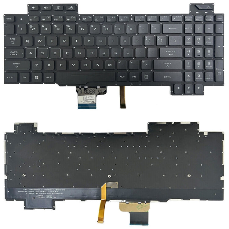 Clavier d'ordinateur portable rétroéclairé version américaine, For ASUS GL504 GL504GV GL504G GL504GM