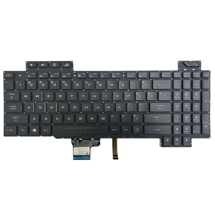 Clavier d'ordinateur portable rétroéclairé version américaine, For ASUS GL504 GL504GV GL504G GL504GM