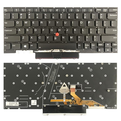 Clavier d'ordinateur portable rétroéclairé version américaine, For Lenovo ThinkPad X1 Nano