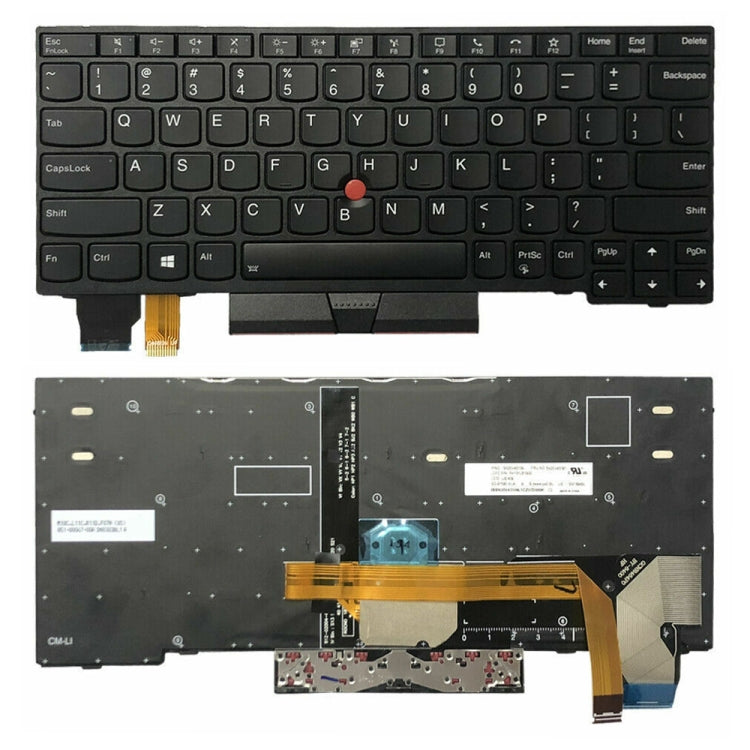 Clavier d'ordinateur portable rétroéclairé version américaine, For Lenovo ThinkPad X13 20T2 20T3 20UF