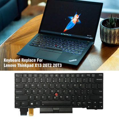 Clavier d'ordinateur portable rétroéclairé version américaine, For Lenovo ThinkPad X13 20T2 20T3 20UF
