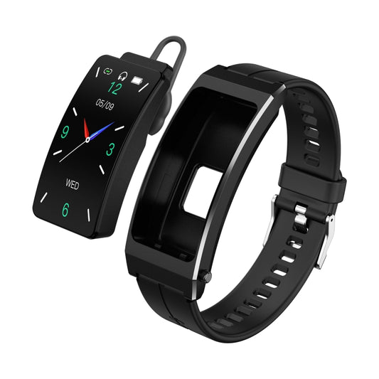 K13S Bracelet en silicone avec écran TFT de 1,14 pouce Bracelet d'appel intelligent prend en charge la gestion du sommeil / la surveillance de l'oxygène sanguin, Silicone Strap