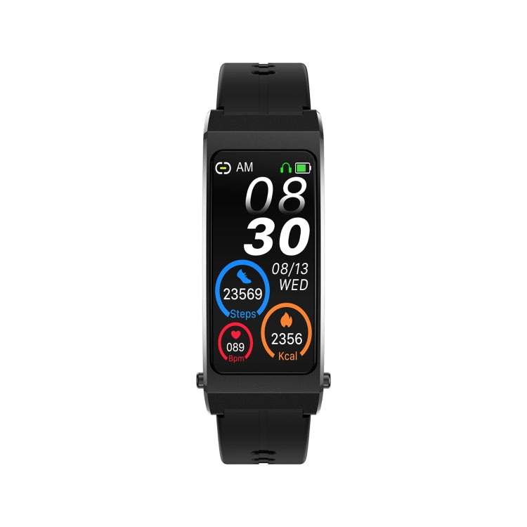 K13S Bracelet en silicone avec écran TFT de 1,14 pouce Bracelet d'appel intelligent prend en charge la gestion du sommeil / la surveillance de l'oxygène sanguin, Silicone Strap