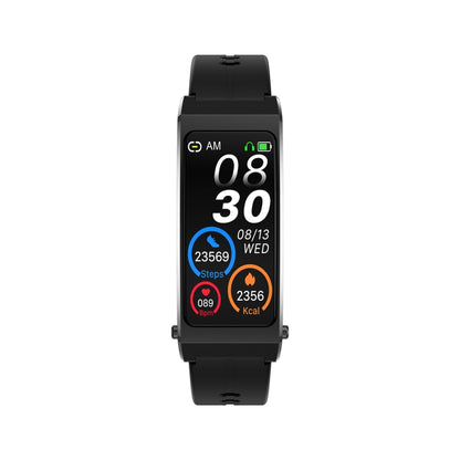 K13S Bracelet en silicone avec écran TFT de 1,14 pouce Bracelet d'appel intelligent prend en charge la gestion du sommeil / la surveillance de l'oxygène sanguin, Silicone Strap