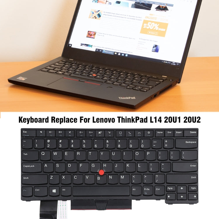 Clavier d'ordinateur portable rétroéclairé, For Lenovo ThinkPad L14 20U1 20U2, For Lenovo IdeaPad 700-17ISK
