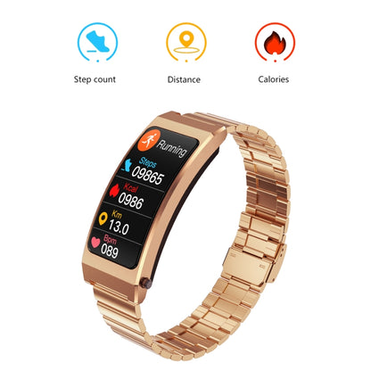 K13S Bracelet en cuir avec écran TFT de 1,14 pouces Bracelet d'appel intelligent Prend en charge la gestion du sommeil / la surveillance de l'oxygène sanguin, Leather Strap