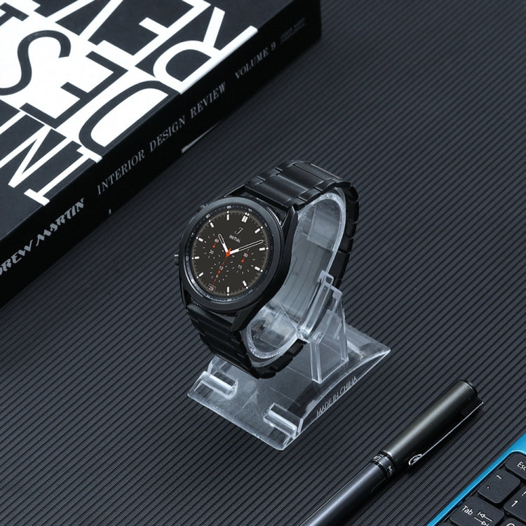 Bracelet de montre en acier au titane à boucle HW à trois souches de 22 mm, For Huawei Watch 4 Pro/GT3/GT2 Porsche Ver
