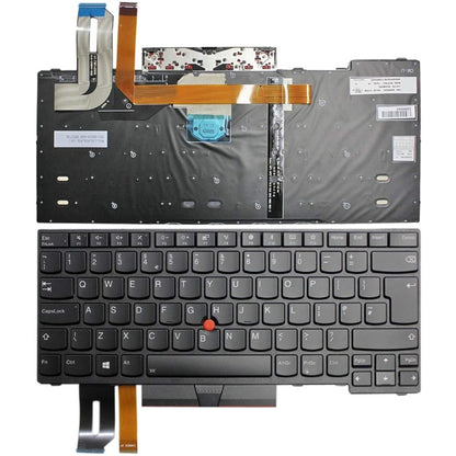 Clavier d'ordinateur portable rétroéclairé version britannique