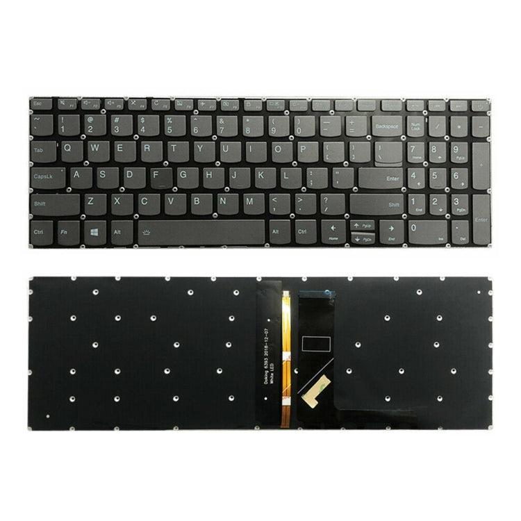 Clavier d'ordinateur portable rétroéclairé version américaine avec clé de commutation