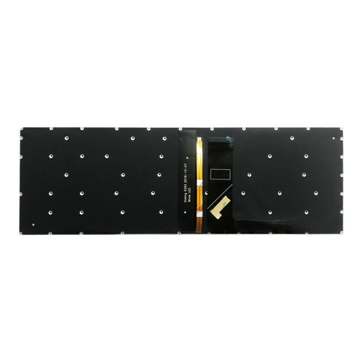 Clavier d'ordinateur portable rétroéclairé version américaine avec clé de commutation