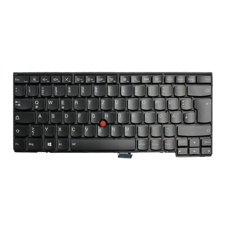 Clavier d'ordinateur portable à rétroéclairage blanc version allemande