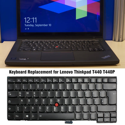 Clavier d'ordinateur portable à rétroéclairage blanc version allemande