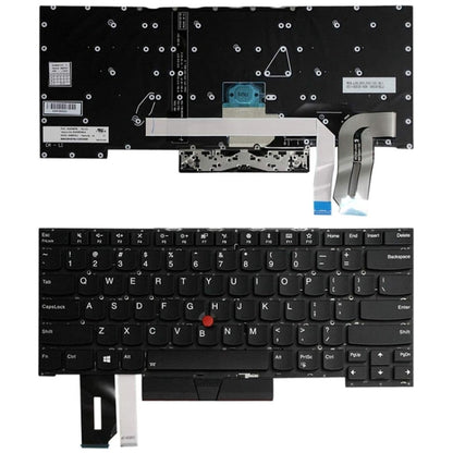 Clavier d'ordinateur portable rétroéclairé avec touche d'entrée en anglais