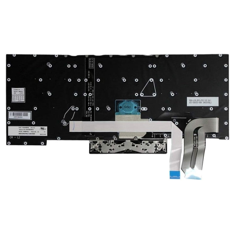 Clavier d'ordinateur portable rétroéclairé avec touche d'entrée en anglais