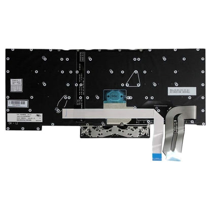 Clavier d'ordinateur portable rétroéclairé avec touche d'entrée en anglais