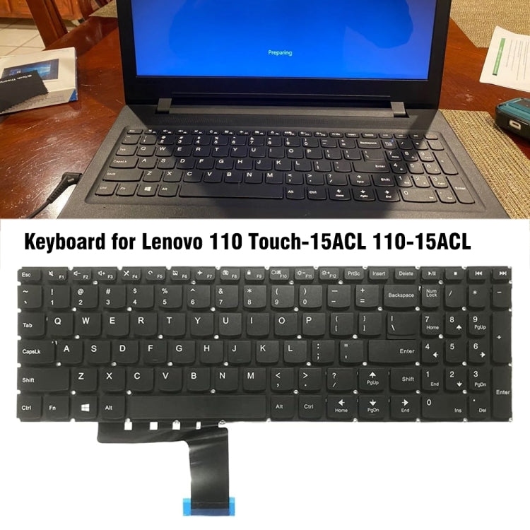 Clavier d'ordinateur portable, For Lenovo 110 Touch-15ACL / 110-15ACL, For Lenovo Legion Y520 Y520-15IKB, For Lenovo IdeaPad 320-14ISK 320-14IKB, For Lenovo ThinkPad T570