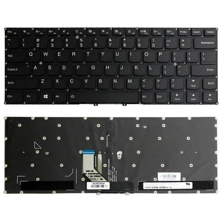 Clavier d'ordinateur portable rétroéclairé sans cadre