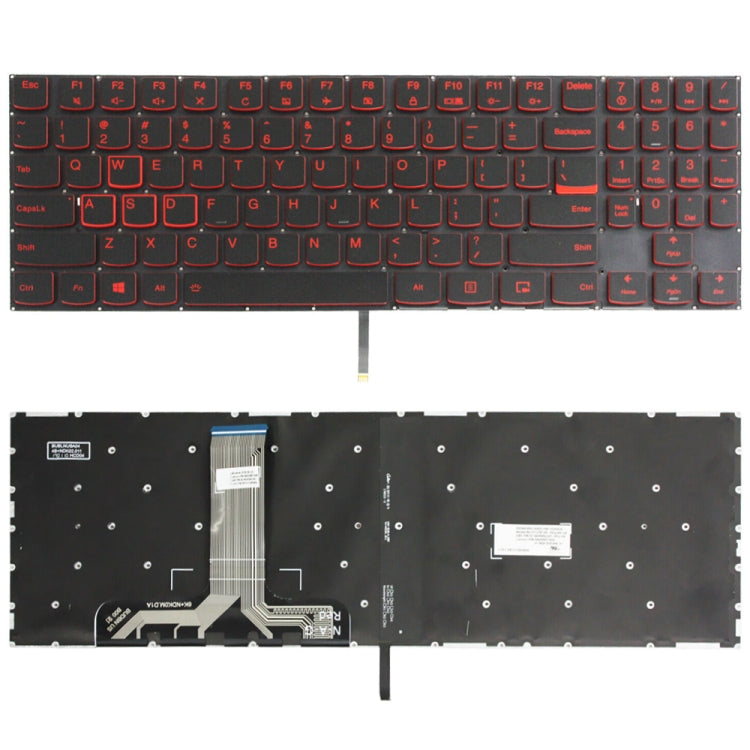 Clavier d'ordinateur portable rétroéclairé version américaine, For Lenovo Y520