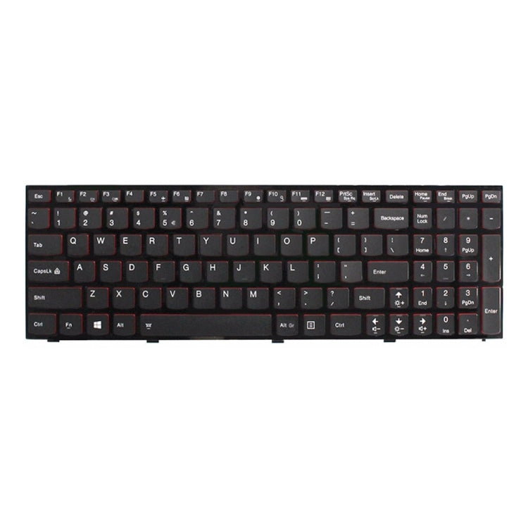 Clavier d'ordinateur portable rétroéclairé version américaine avec cadre