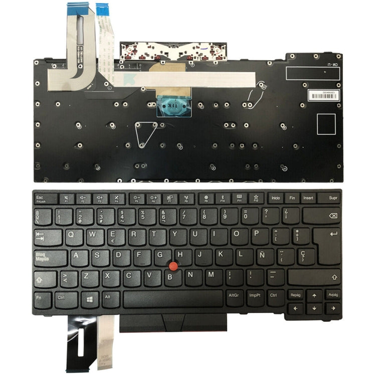 Clavier d'ordinateur portable rétroéclairé version espagnole