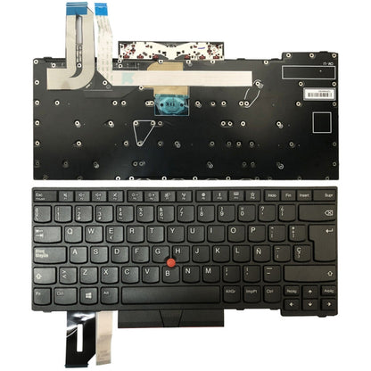 Clavier d'ordinateur portable rétroéclairé version espagnole