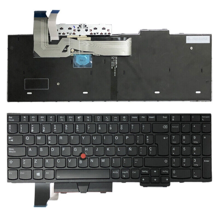 Clavier d'ordinateur portable rétroéclairé version espagnole