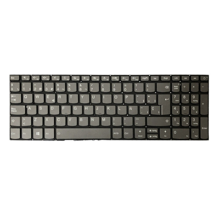 Clavier d'ordinateur portable rétroéclairé en espagnol avec bouton d'alimentation et touche Entrée