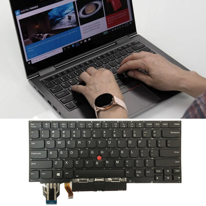 Clavier d'ordinateur portable rétroéclairé version US avec bouton Touchpad