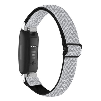 Bracelet de montre en nylon tressé à boucle ondulée, For Fitbit Inspire 3