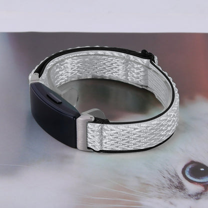 Bracelet de montre en nylon tressé à boucle ondulée, For Fitbit Inspire 3