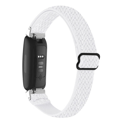 Bracelet de montre en nylon tressé à boucle ondulée, For Fitbit Inspire 3