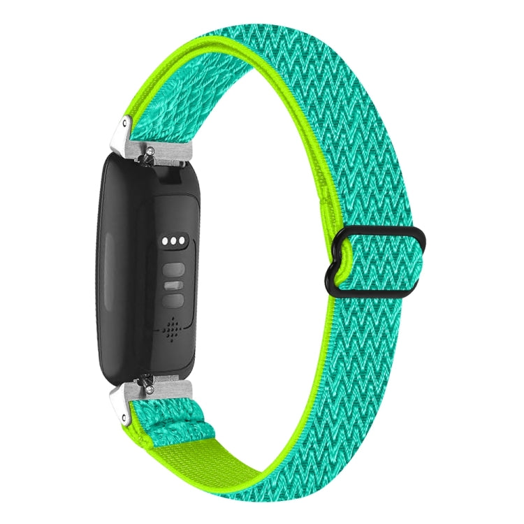 Bracelet de montre en nylon tressé à boucle ondulée, For Fitbit Inspire 3