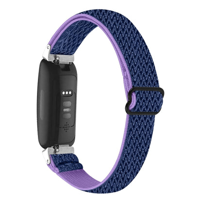 Bracelet de montre en nylon tressé à boucle ondulée, For Fitbit Inspire 3