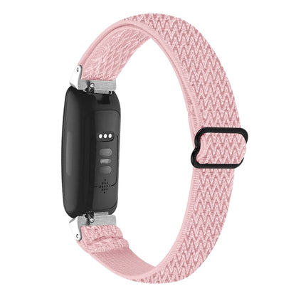 Bracelet de montre en nylon tressé à boucle ondulée, For Fitbit Inspire 3