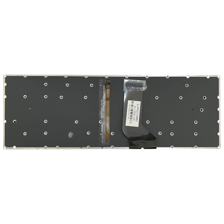 Clavier d'ordinateur portable à rétroéclairage rouge version américaine