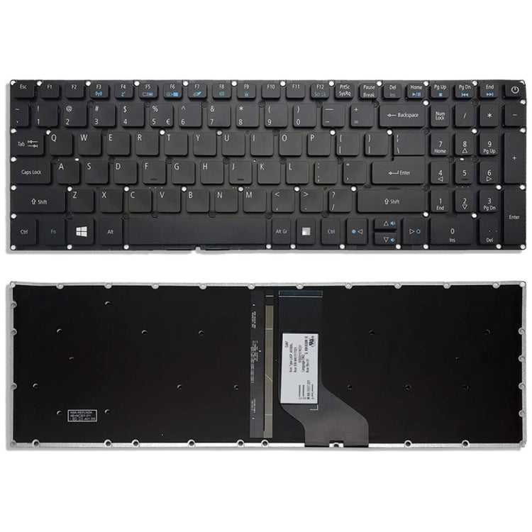 Clavier d'ordinateur portable, For Acer VN7-572 / VN7-572G, For Acer M5-481 / M5-481T, For Acer Aspire One 721 / AO721, For Acer E5-573 / E5-575