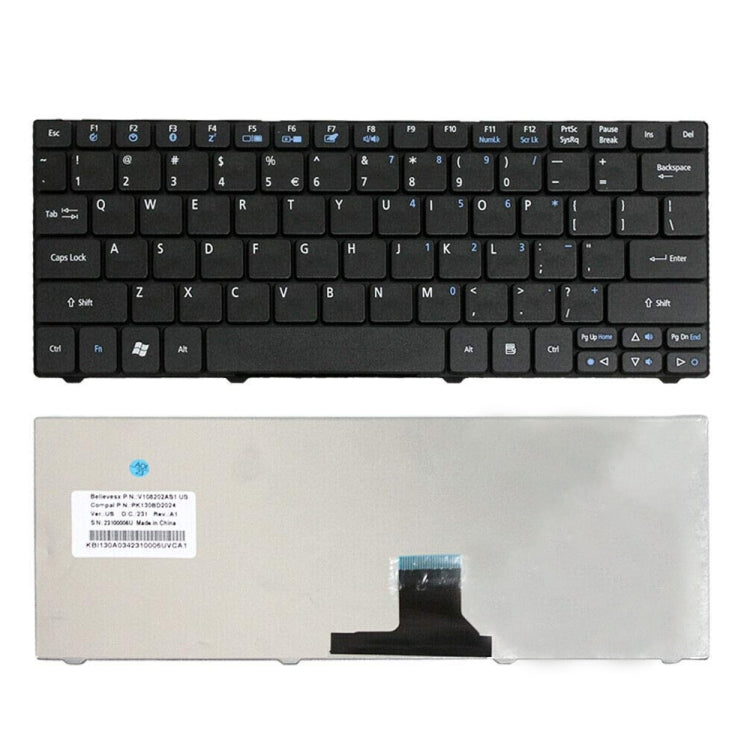 Clavier d'ordinateur portable, For Acer VN7-572 / VN7-572G, For Acer M5-481 / M5-481T, For Acer Aspire One 721 / AO721, For Acer E5-573 / E5-575