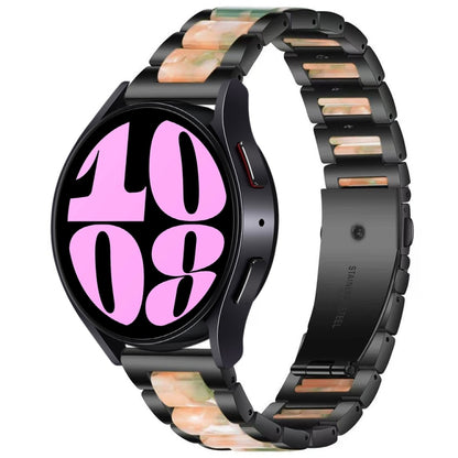 Bracelet de montre en métal à trois perles, For Samsung Galaxy Watch 6 / 6 Classic