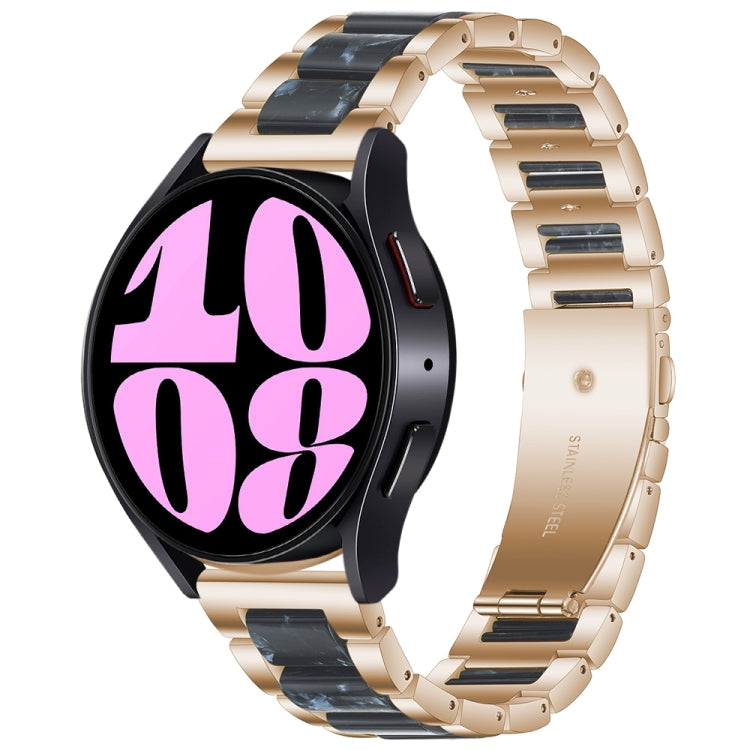 Bracelet de montre en métal à trois perles, For Samsung Galaxy Watch 6 / 6 Classic