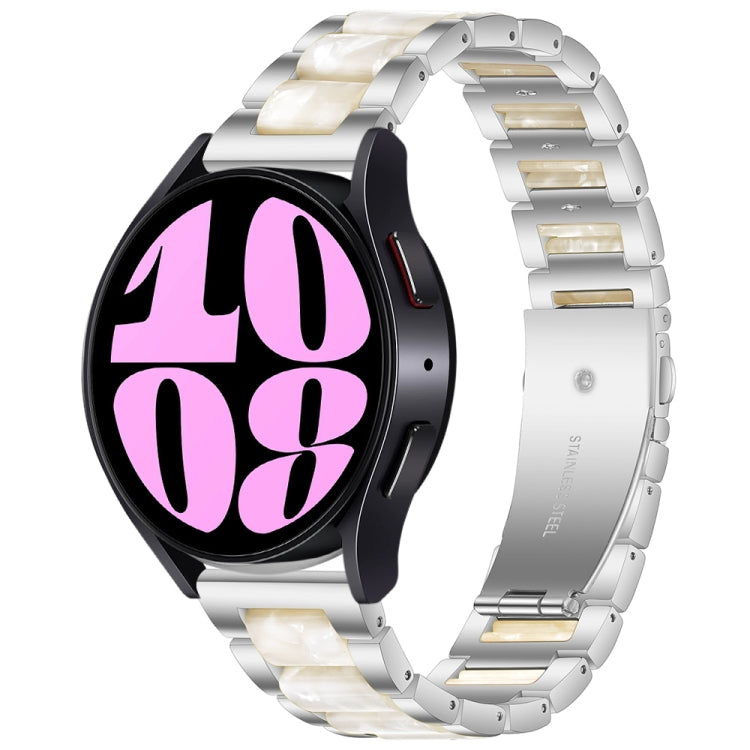 Bracelet de montre en métal à trois perles, For Samsung Galaxy Watch 6 / 6 Classic