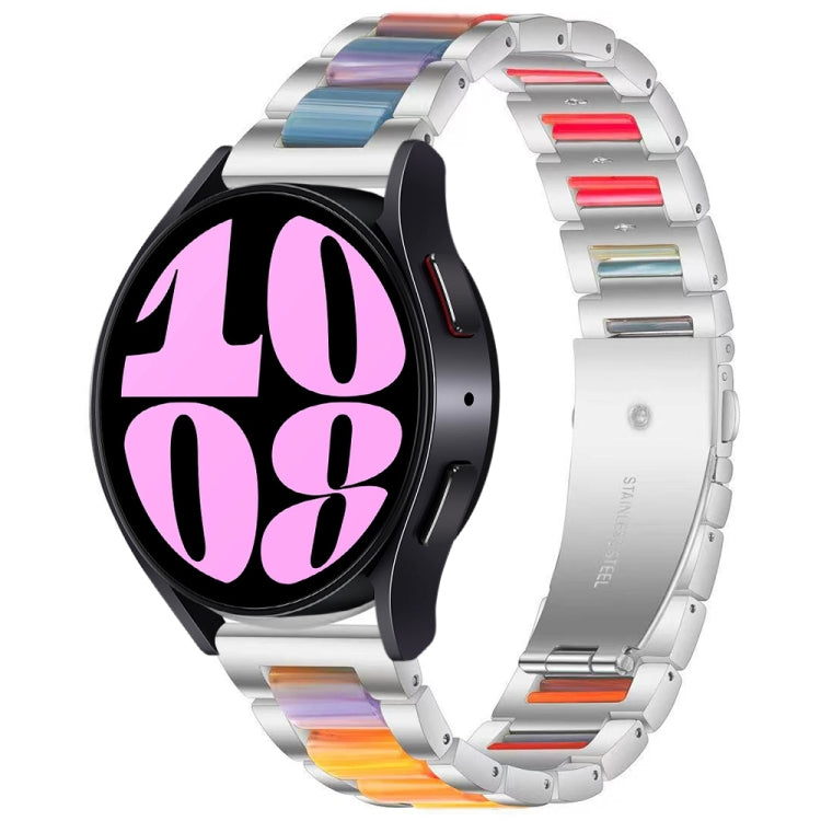 Bracelet de montre en métal à trois perles, For Samsung Galaxy Watch 6 / 6 Classic