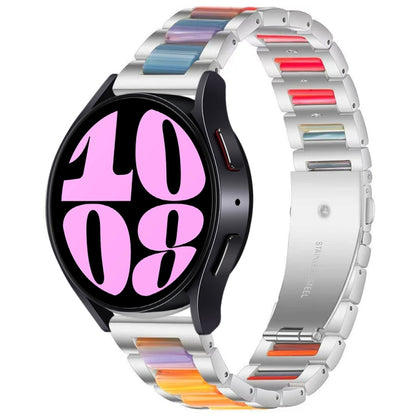 Bracelet de montre en métal à trois perles, For Samsung Galaxy Watch 6 / 6 Classic