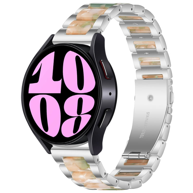 Bracelet de montre en métal à trois perles, For Samsung Galaxy Watch 6 / 6 Classic